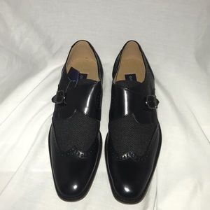 Gino Vitale Black Leather dress shoes